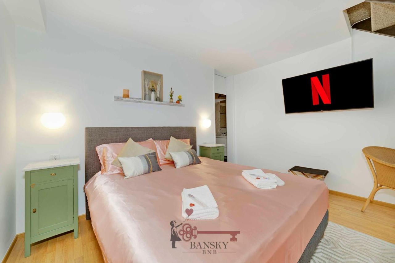 Duplex Loft In Lugano Center With Garden, Wi-Fi -By Easylife Swiss Daire Dış mekan fotoğraf